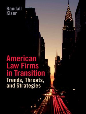 cover image of American Law Firms in Transition